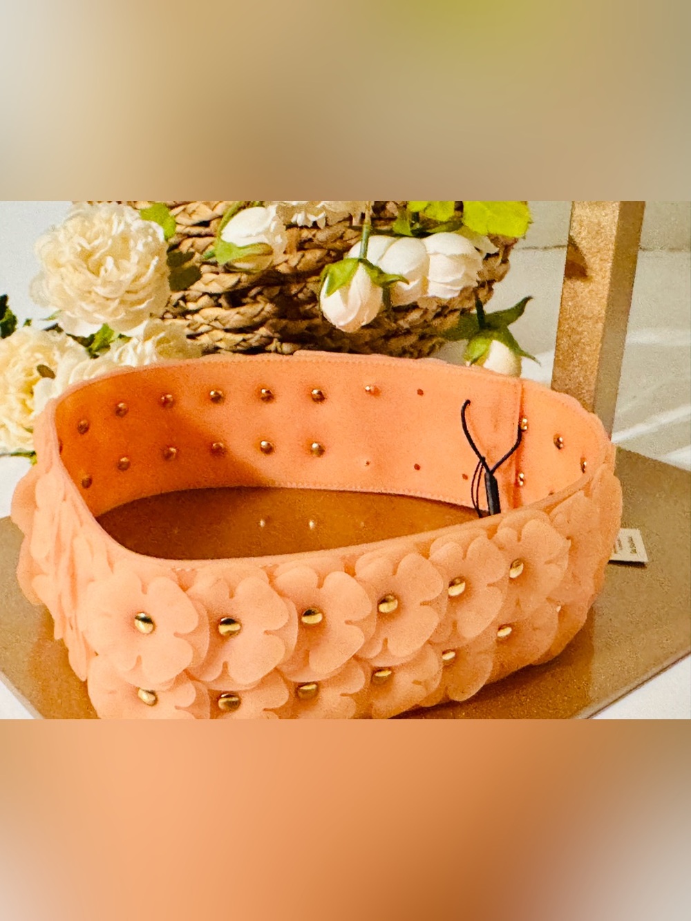RARE BURBERRY flower petal belt.. - Picture 7 of 9